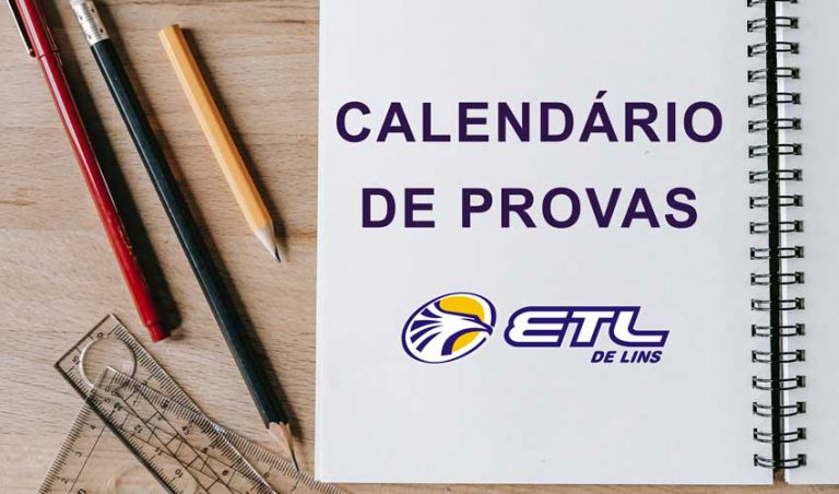 Calendário De Provas Mensais E Bimestrais - 2º Bimestre - ETL