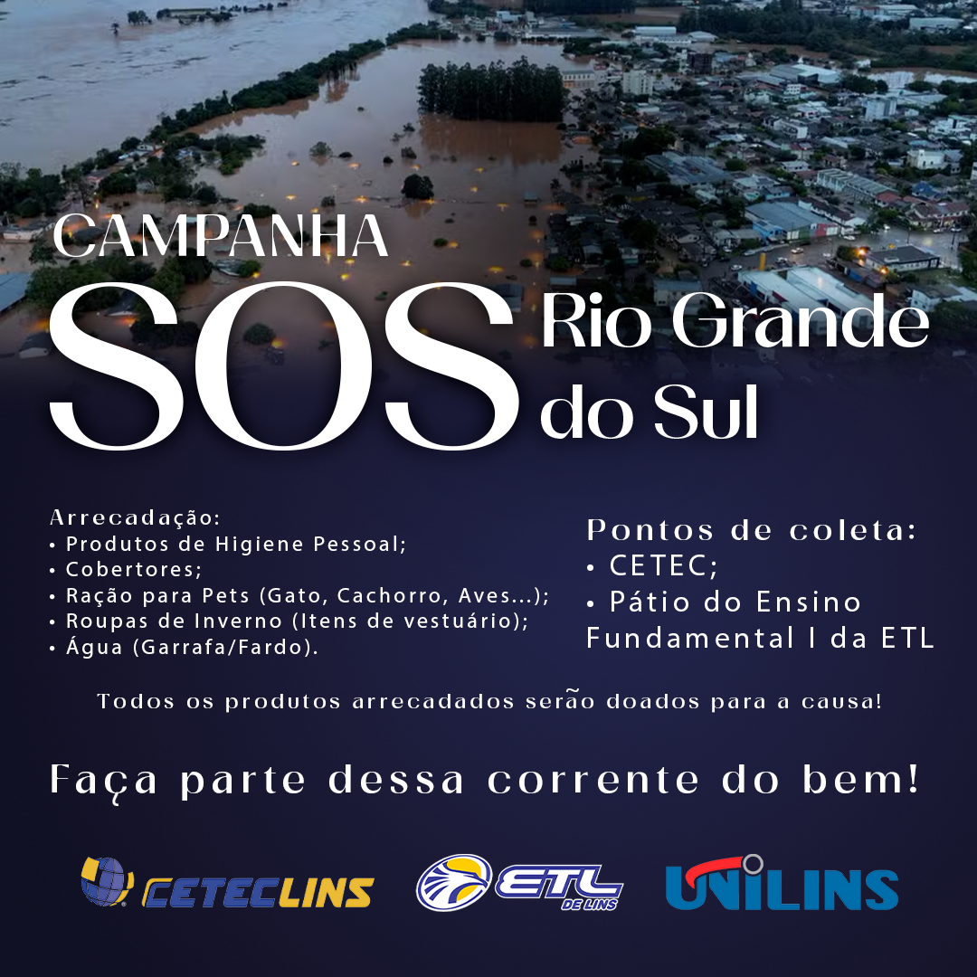 Campanha SOS Rio Grande do Sul - ETL
